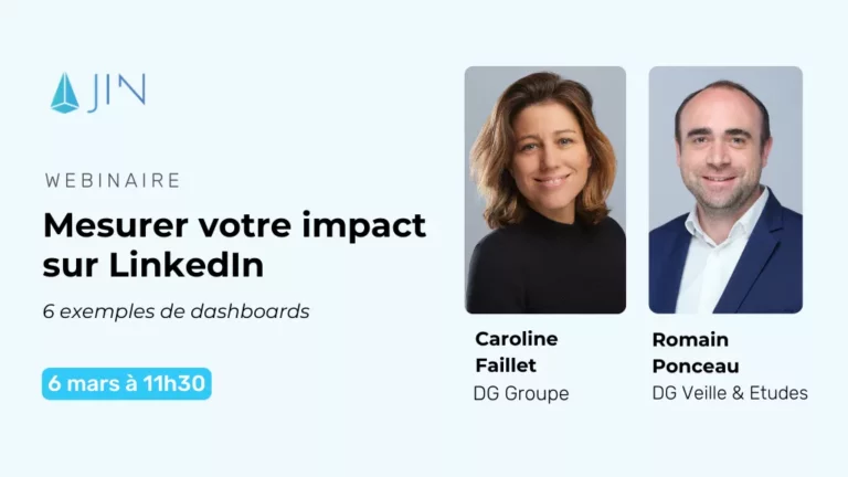 Webinaire : Mesurer l&rsquo;impact de votre communication sur Linkedin