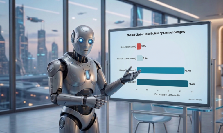 Étude : Réputation des marques dans les IA. Pourquoi le SEO local et le contenu propriétaire sont vos meilleures armes ?
