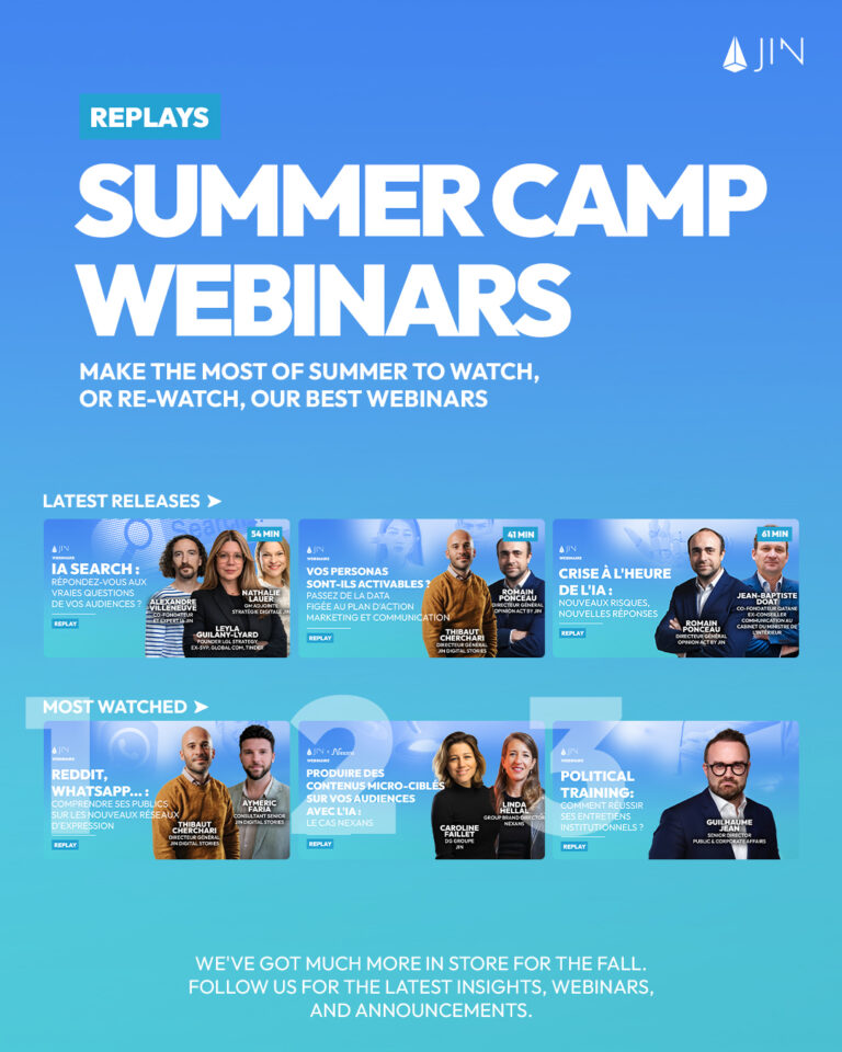 SUMMER CAMP WEBINARS – Voir, ou revoir, nos meilleurs webinars de l&rsquo;année