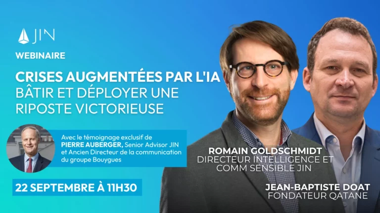 [REPLAY WEBINAR] Crises augmentées par l&rsquo;IA : Bâtir et déployer une riposte victorieuse