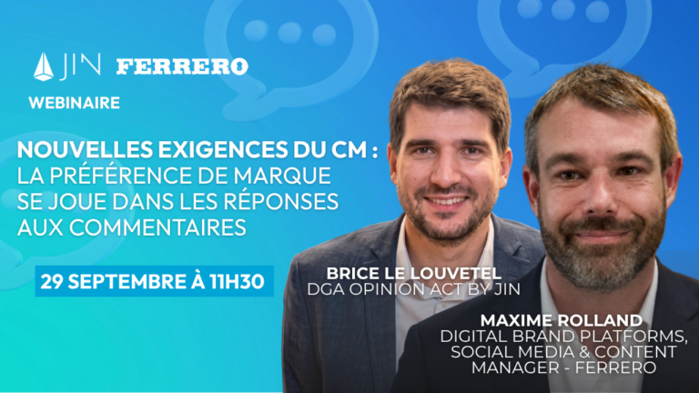 [WEBINAR] Nouvelles exigences du CM : la préférence de marque se joue désormais dans les réponses aux commentaires